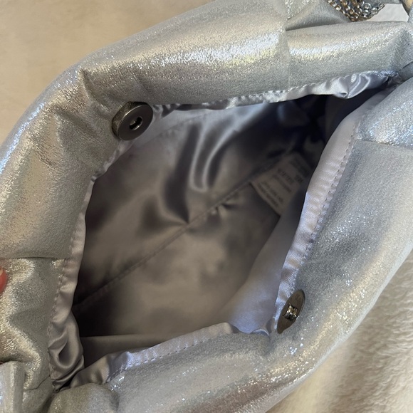 Nina Becca-B Shoulder Bag in Silver NWT - Picture 9 of 15